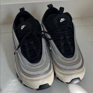 Nike Air Max 97 Reflective Silver and Black White 921826-016 Shoes